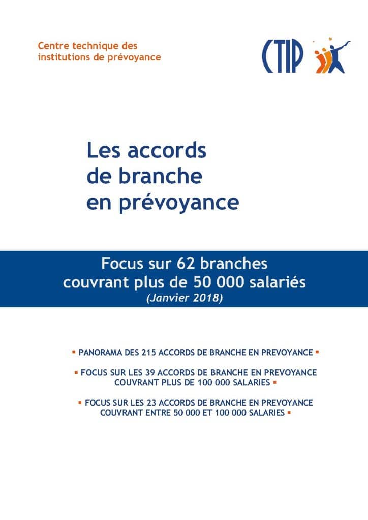 CTIP Etude accords branche prevoyance 2018 pdf