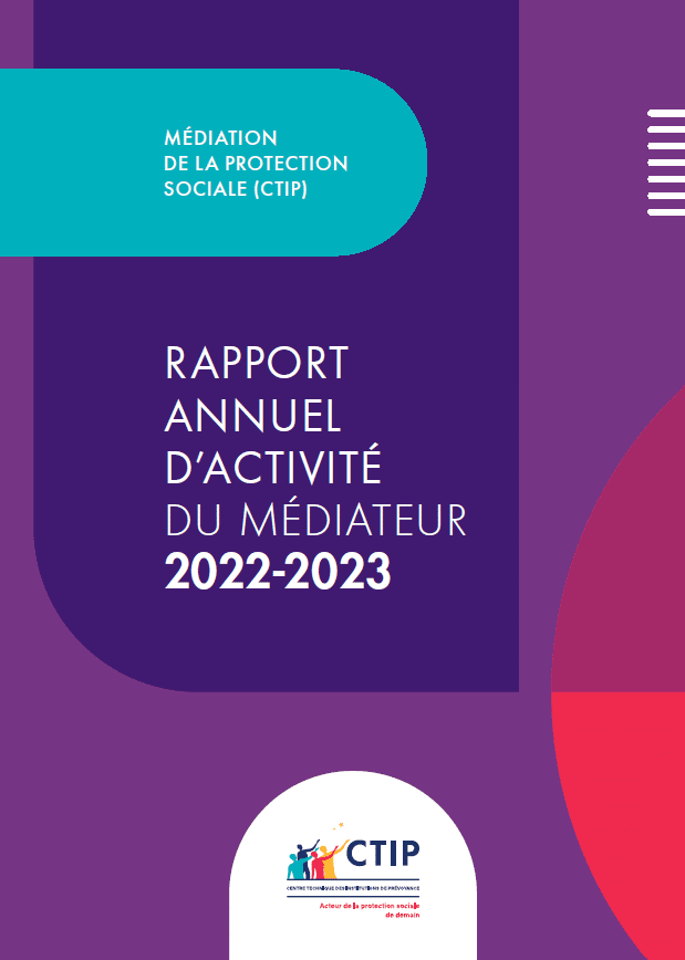 La Médiation de la protection sociale (CTIP) publie son rapport 2022-2023